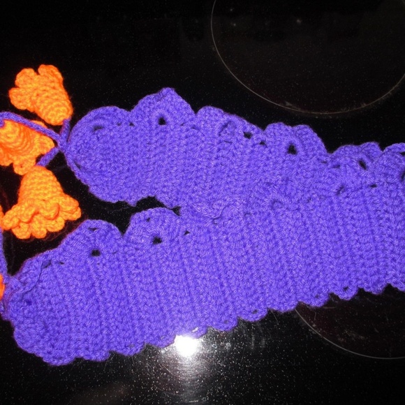 HAT SCARF Crochet NEW 2 PC SET Handmade Hat 20"-22" - Picture 7 of 7